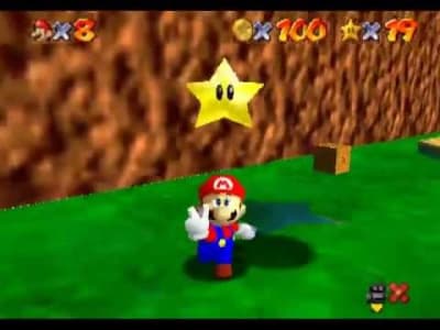 [TAS] Super Mario 64 - 20 stars - No A Button (21mn)