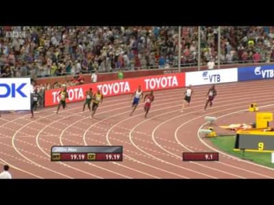 Usaint Bolt 19.55s - 200m