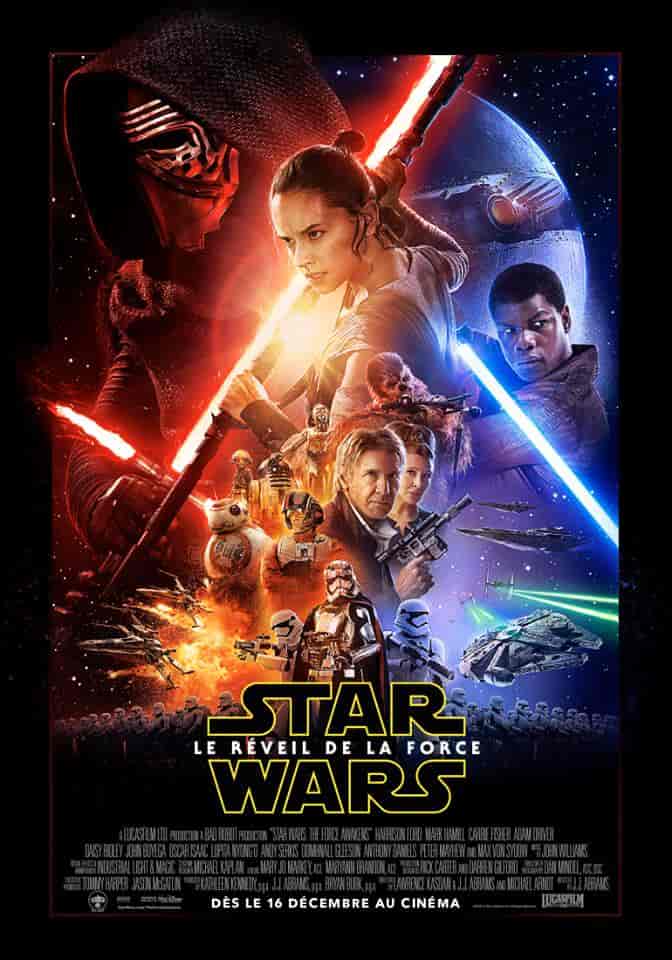 Affiche officielle Star Wars - Le réveil de la force 