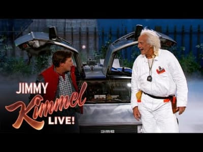 Marty McFly &amp; Doc Brown au Jimmy Kimmel Live 
