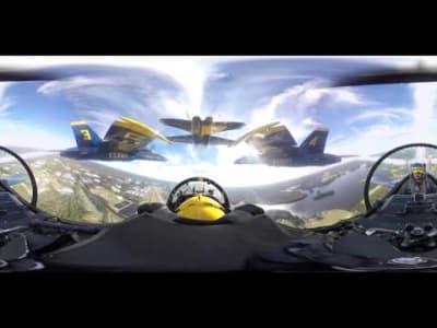 US Navy Blue Angels video 360°
