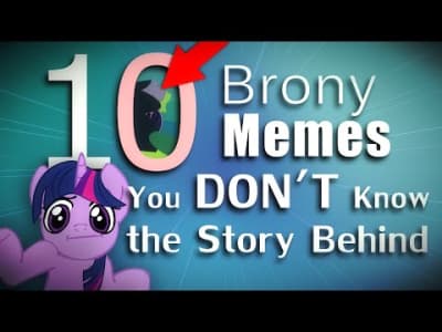L'origine méconnue de 10 memes brony...