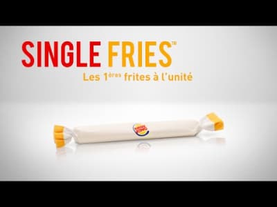Burger king propose la frite à l'unité