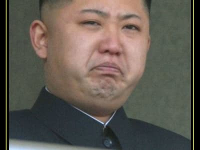 Kim Jong Un est aussi sensible... &lt;3