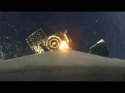 Vidéo embarquée de l'atterrissage de SpaceX