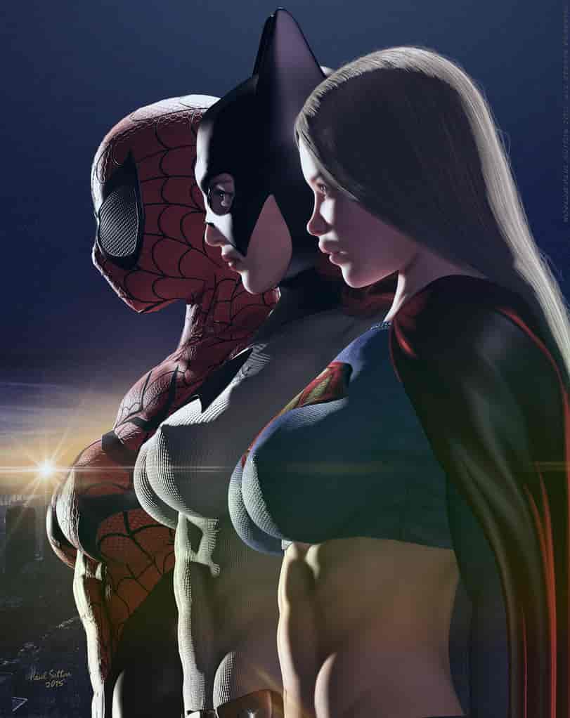 Super héroïnes / super poitrines 