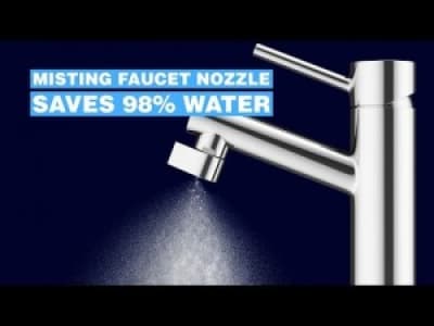 Un embout pour robinet pour économiser 98% d'eau