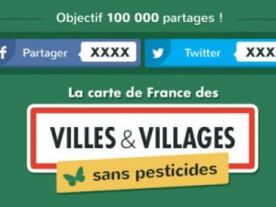 Carte des villes et villages de France sans pesticides