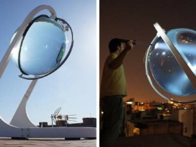 Rawlemon - un globe qui démultiplie l'énergie du soleil et de la Lune