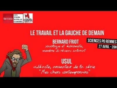 Conférence de Bernard Friot et d'Usul, à Science-Po Rennes 