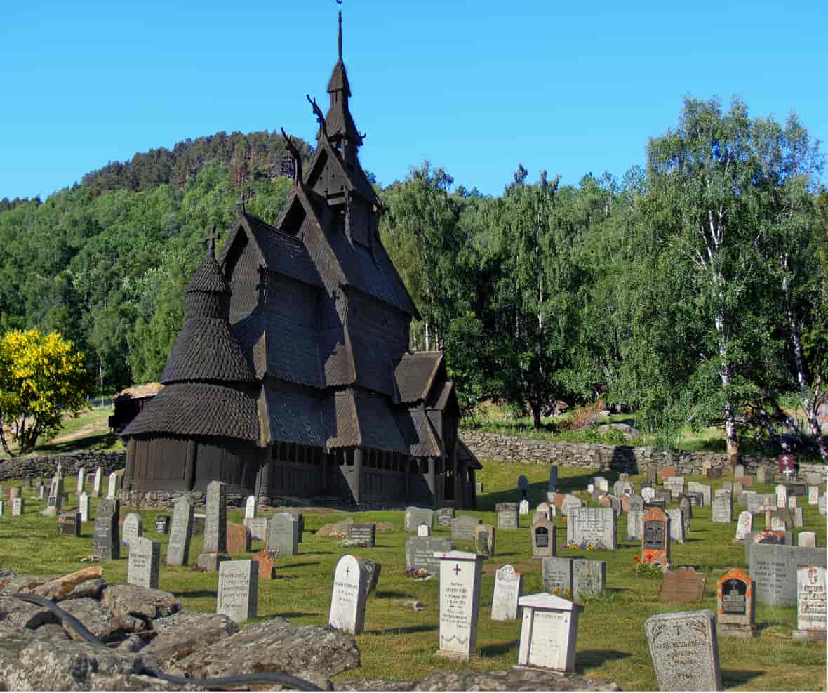 Une église de 800 ans en Norvège