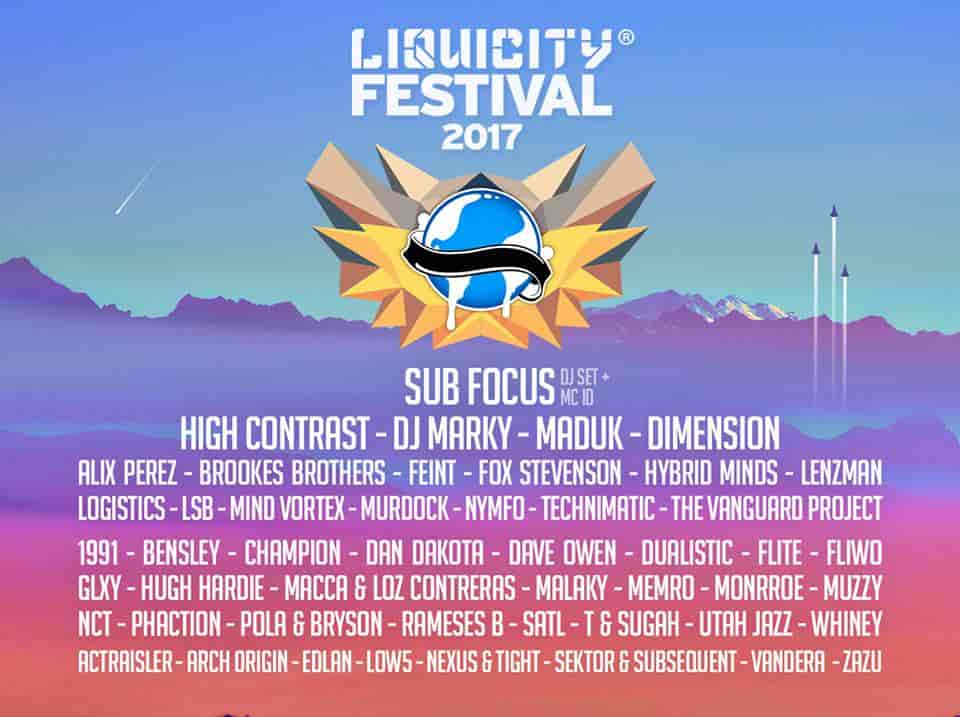 Liquicity Festival 2017 : Full line up