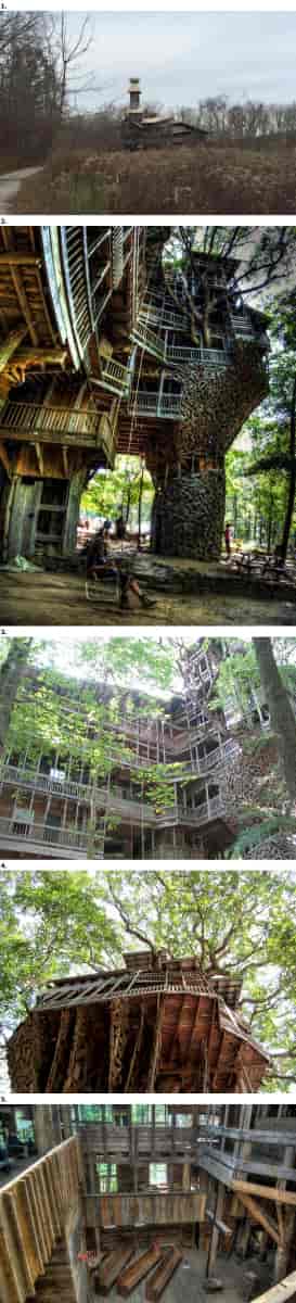 Horace Burgess's Treehouse, Crossville, Tennessee 