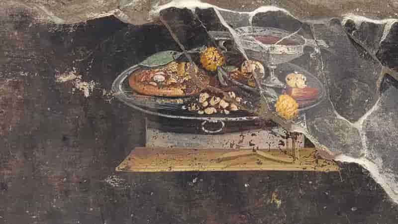 L'ancêtre de la pizza découverte sur les murs du Pompei?