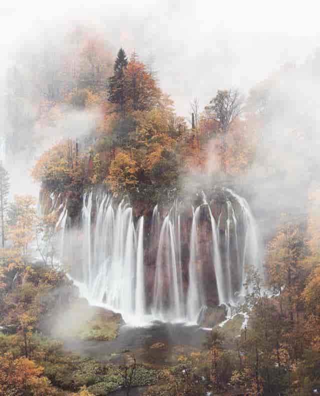 Parc naturel de Plitvice, Croatie.