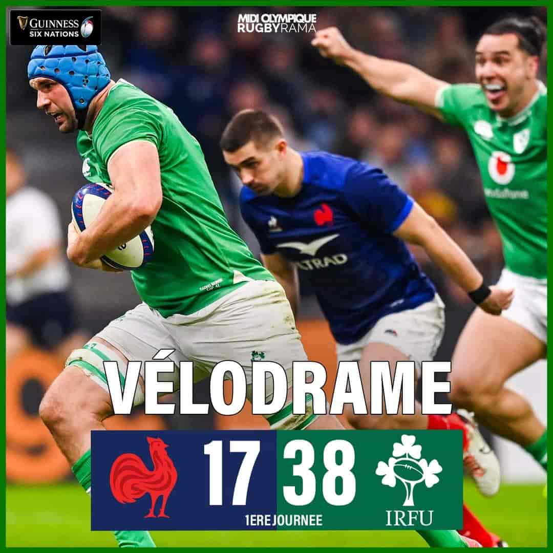 6 nations: défaite de la France face a l'Irlande