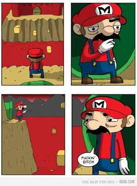 Mario blasé