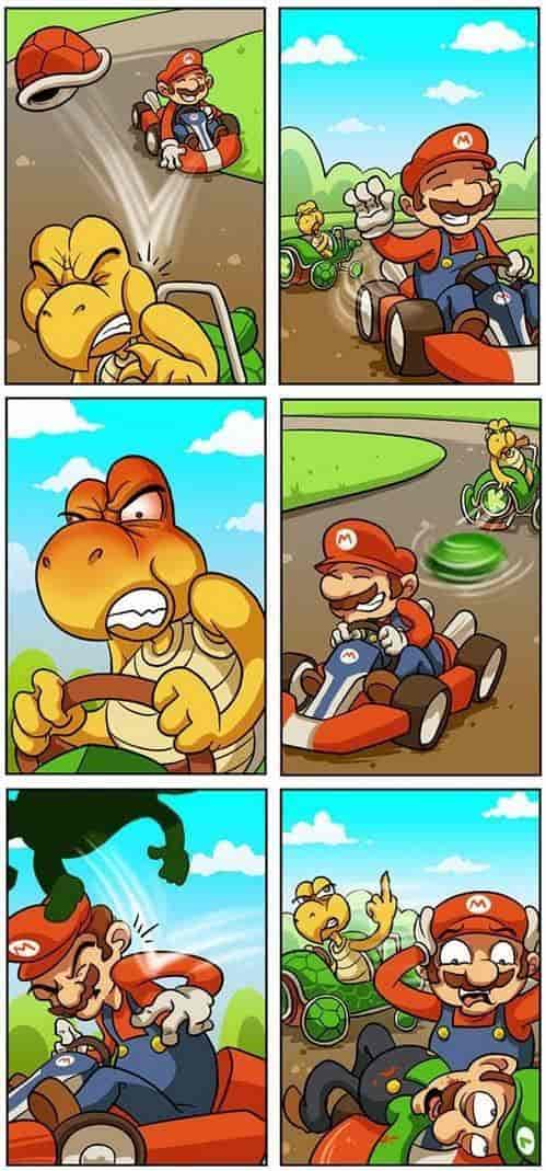 Se venger dans Mario Kart...