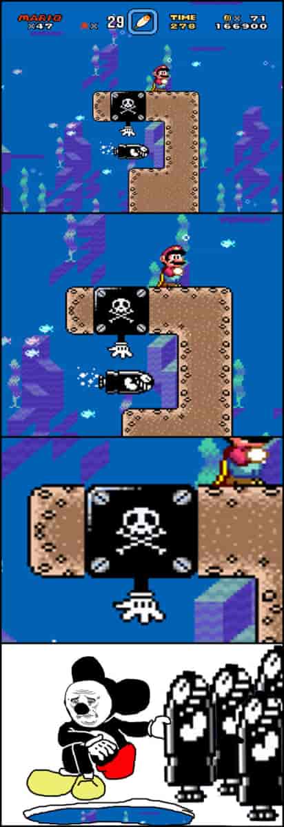 La vérité sur les torpilles dans Mario...