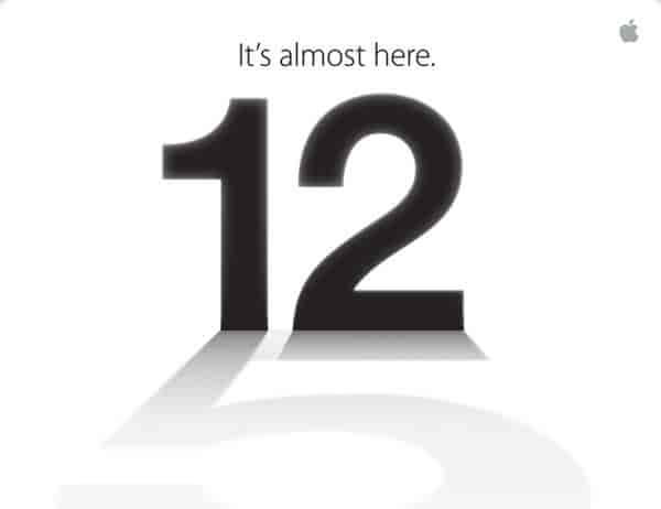Apple confirme officiellement la date du 12 septembre 