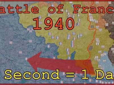 La bataille de France en 44 secondes