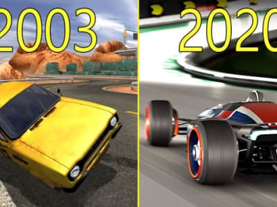 L'évolution des jeux TrackMania 2003-2020