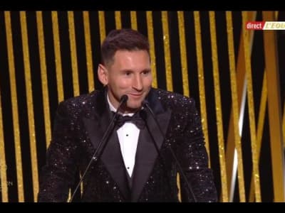 Lionel Messi Ballon d'or de 2021. Podium complété par Robert Lewandowski et Jorginho
