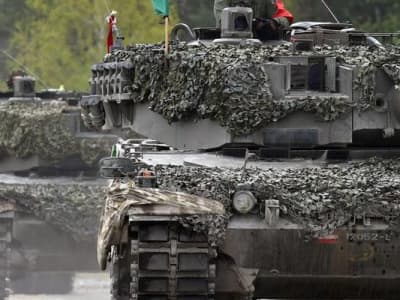 la Pologne veut livrer à Kiev 14 chars Leopard