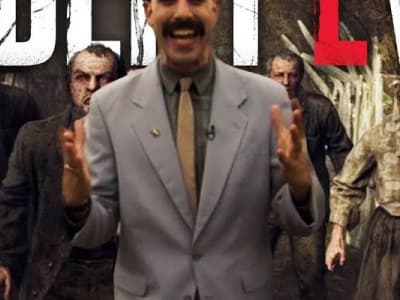 Borat in Resident evil 4