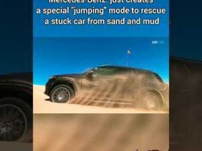 La solution de Mercedes pour ne plus s'enliser dans le sable