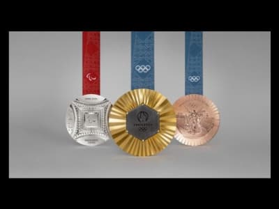 Les médailles des Jeux Olympiques Paris 2024 dévoilées