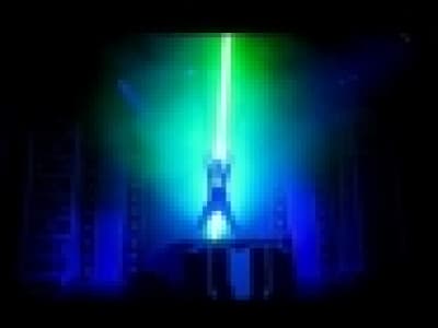 Laserman Electronica 2011 - Laser show Disney California