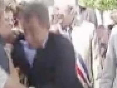 Sarkozy agressé à Brax