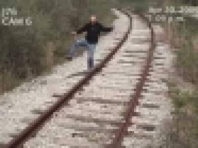 Un homme percuté par un train